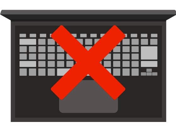 キーボード反応なし