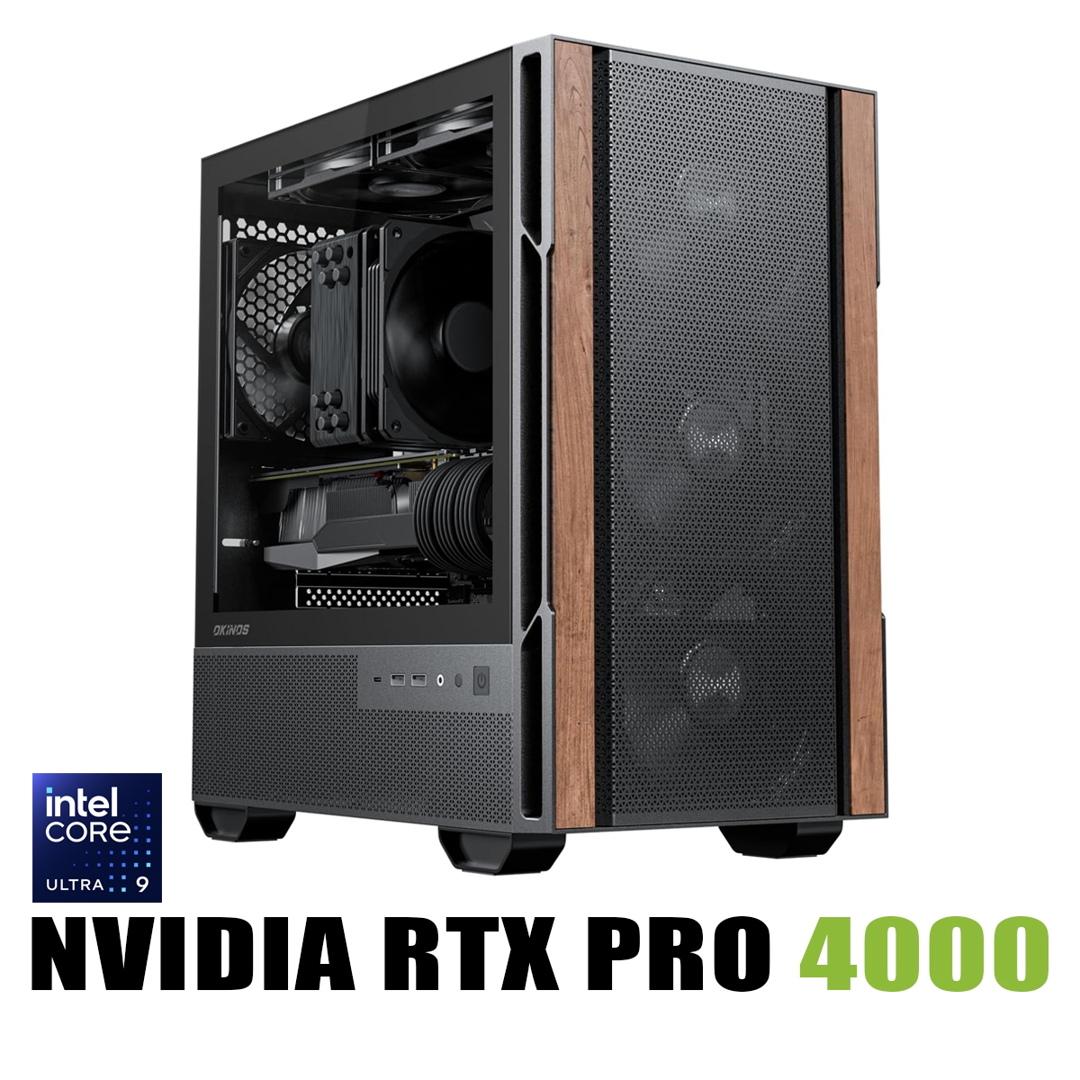 【ワークステーション】 Intel Core Ultra7 265KF / NVIDIA RTX PRO 4000 / メモリ 32GB / SSD 1TB / Windows11 Pro
